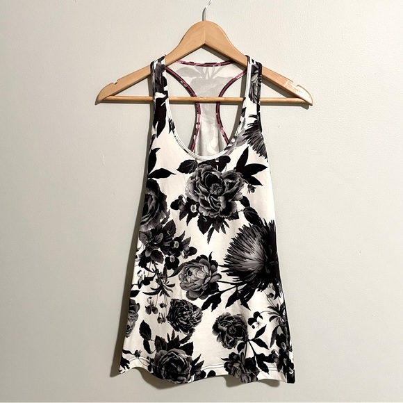 Lululemon Cool Racerback Tank Brisk Bloom Floral Pattern - Picture 2 of 5